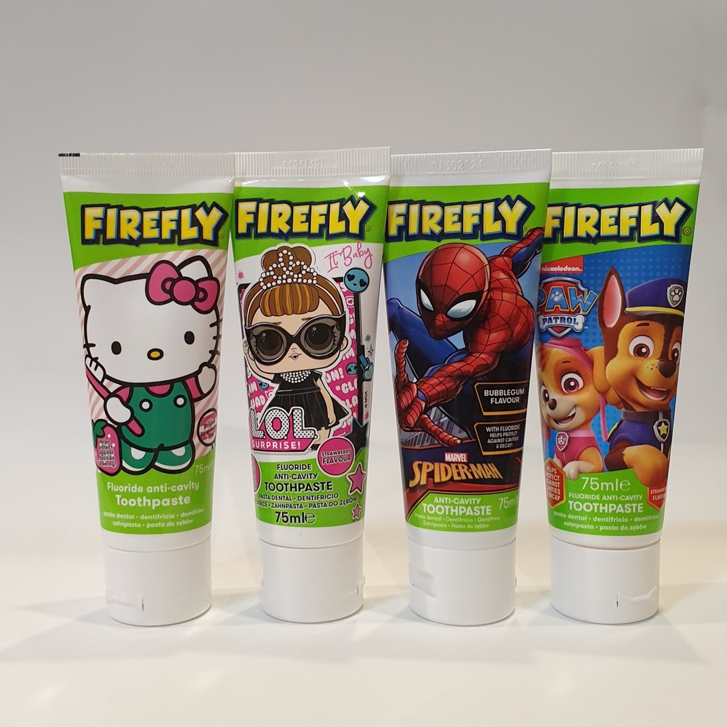 ยาสีฟันเนื้อเจล FireFly Fluoride Anti-Cavity Toothpaste ,75ml , นำเข้า ...