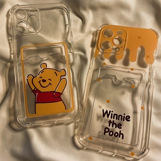 ภาพหน้าปกสินค้า🚚Form Bangkok🚚เคสไอโฟน11/12/13promax Winnie the Pooh เคสมือถือพร้อมที่ใส่บัตร Case For iPhone 13,13promax,12,12promax,11 ซึ่งคุณอาจชอบสินค้านี้
