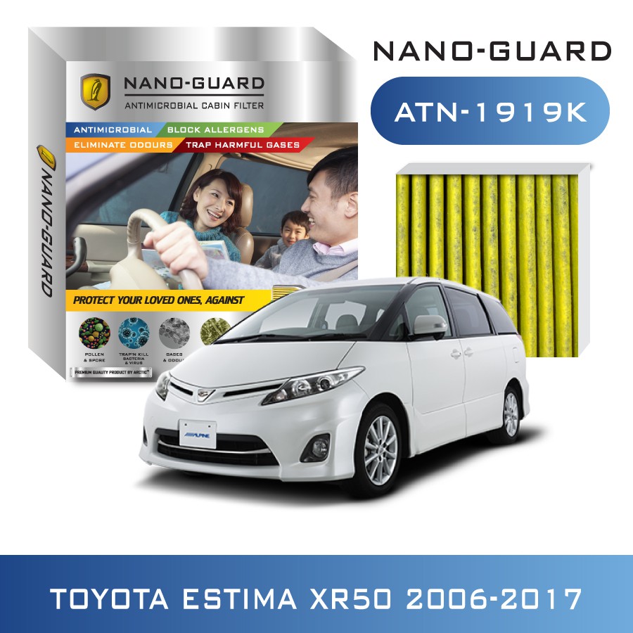 กรองแอร์-toyota-estima-xr50-2006-2017-รุ่นนาโน-atn-1919k-กรองฝุ่น-pm2-5