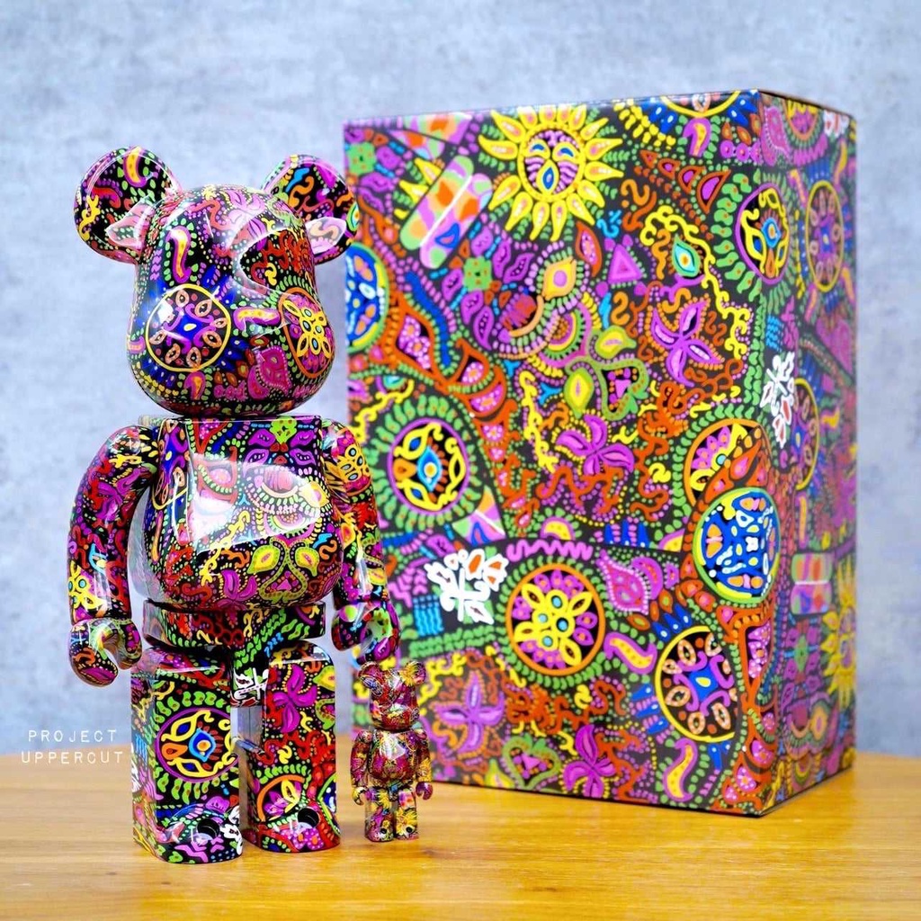 BE@RBRICK 400%+100% AMPLIFIER : Hide - Psychedelic Paisley BE@RBRICK 400%+100% AMPLIFIER : Hide - Psychedelic Paisley