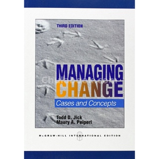 MANAGING CHANGE: TEXT AND CASES (IE)