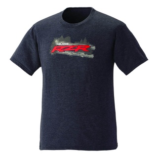 ROUND คอลูกเรือPolaris rzr โลโก้ tee ถ่านกีฬาเสื้อยืดผู้ชาย plus ขนาด clic sportwear วันพ่อวันเกิดของขวัญ-4XL