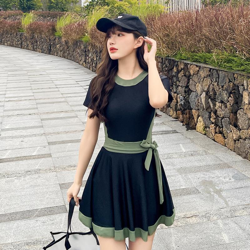 ชุดว่ายน้ำวันพีชสำหรับผู้หญิง-ฤดูร้อน-กระโปรงสั้น-เซ็กซี่-ชุดว่ายน้ำไซส์ใหญ่-ชุดว่ายน้ำแฟชั่น-ชุดว่ายน้ำผู้หญิงสาวอวบ