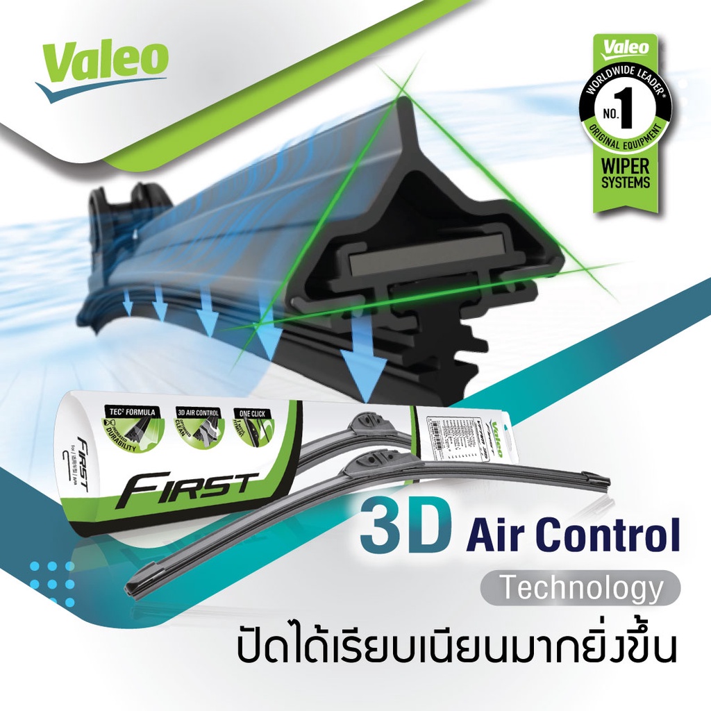 อันดับหนึ่งจากฝรั่งเศส-ใบปัดน้ำฝน-คู่หน้า-valeo-first-ก้านอ่อน-สำหรับรถ-honda-city-ขนาด-14-24-ปี-2008