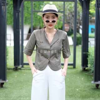 เสื้อสุดเก๋ เท่ เรียบแต่โก้ อก 38”