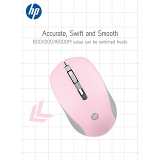 ภาพขนาดย่อของภาพหน้าปกสินค้าสีใหม่ พาสเทล  พร้อมส่ง  เมาส์ไร้สาย ไร้เสียงคลิก HP S1000 Silent Mouse USB Wireless Mouse 1600DPI USB จากร้าน yuuta2016 บน Shopee ภาพที่ 7