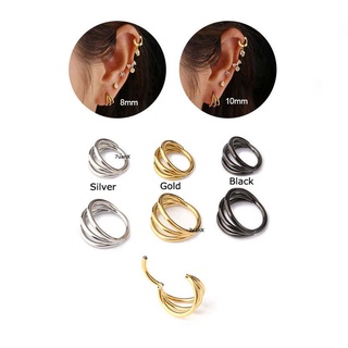 ต่างหูห่วงสแตนเลส 16Gauge สําหรับหูล็อค Helix 1 ชิ้น