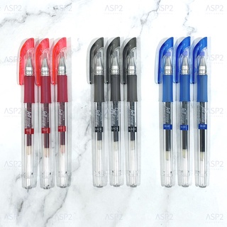 [1 ด้าม] ปากกาเจล หัวเข็ม DONG-A Jell Zone ขนาด 0.5 มม. ปากกา สีน้ำเงิน/แดง/ดำ