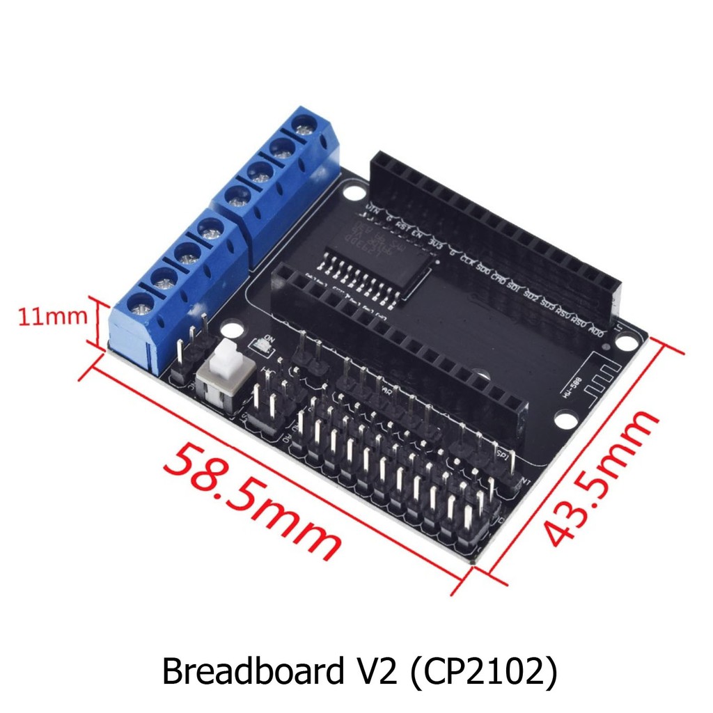 ภาพสินค้าพร้อมส่ง-NodeMCU V3/V2 ESP-12E (V3 CH340G / V2 CP2102) Lua WIFI ESP8266 ESP-12E จากร้าน allnewtrend บน Shopee ภาพที่ 4