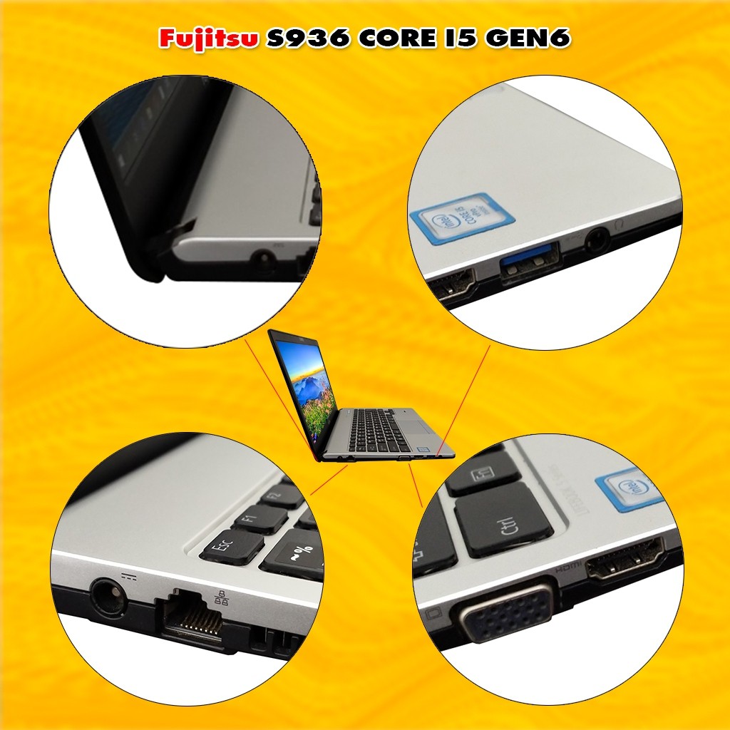 โน๊ตบุ๊คมือสอง-notebook-fujitsu-s936-core-i5gen-6-เล่นเกมส์-เล่นเน็ต-ดูหนัง-ฟังเพลง-ออฟฟิต-รับประกัน-3-เดือน