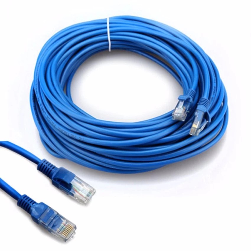 ภาพหน้าปกสินค้า20M 65ft RJ45 CAT5E CAT5 Ethernet Internet Network Patch LAN Cable Cord Blue NEW - intl  1421 จากร้าน lilishop1234 บน Shopee