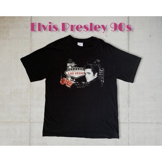 เสื้อยืดวงดนตรีเสื้อศิลปิน Elvis Presley มือสองลิขสิทธิ์แท้all size