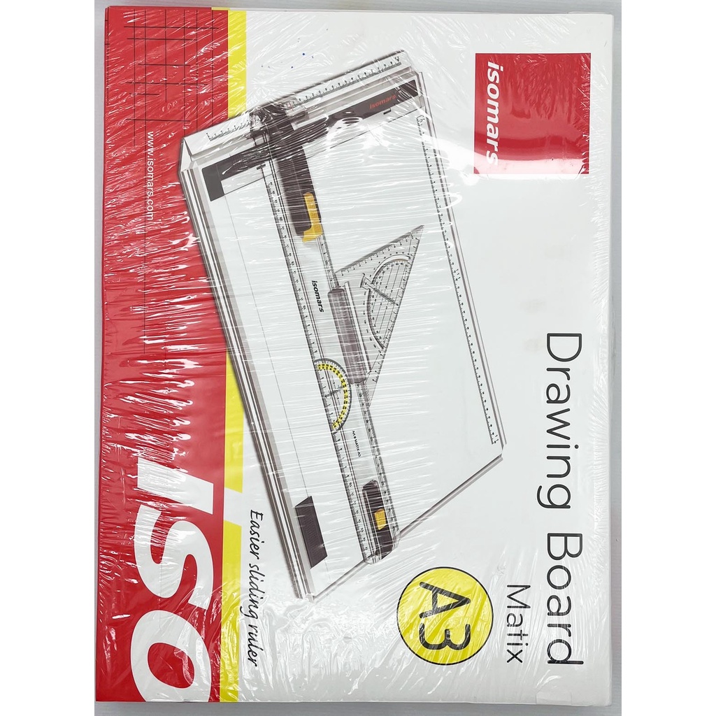 ชุดกระดานเขียนแบบ-isomars-drawing-board-matrix-a3
