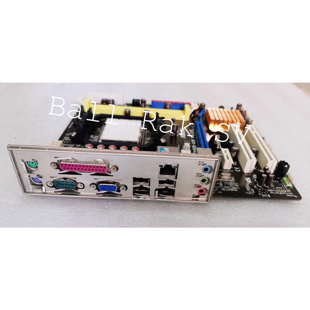ASUS M2N68-AM PLUS MATX Socket AM2/AM2+ inc cpu/ram ideal retro DOS