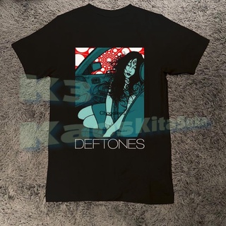 เสื้อยืดโอเวอร์ไซส์ใหม่ เสื้อยืด ผ้าฝ้าย 100% พิมพ์ลาย Deftones Concert Metal Deftones Art Concert Tour Deftones Higoha1