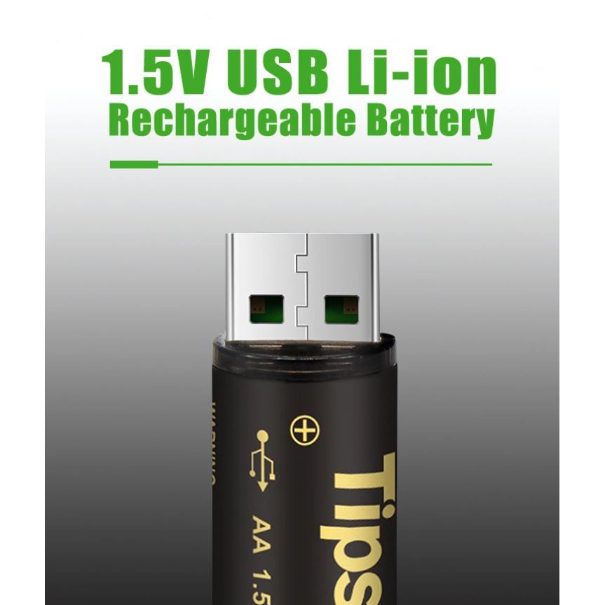 ถ่านชาร์จ-aa-1-5v-1000-mah-ชาร์จผ่าน-usb-เป็นมิตรสิ่งแวดล้อม-รีชาร์จได้มากกว่า-1000-ครั้ง