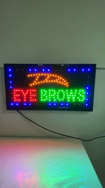 ป้าย-led-eyebrows-ป้ายร้านสักคิ้ว