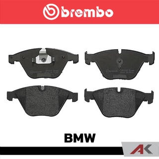ผ้าเบรกหน้า Brembo โลว์-เมทัลลิก สำหรับ BMW E60 520i 324 mm  รหัสสินค้า P06 054B ผ้าเบรคเบรมโบ้