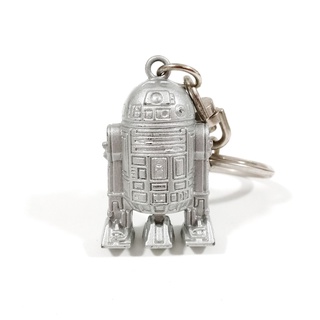 🇯🇵 Star Wars - Silver R2-D2 Metal Keychain ของแท้ Lucasfilm Banpresto