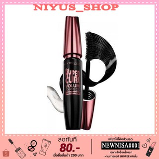 ภาพขนาดย่อของสินค้าลดหนัก สูตรกันน้ำ Maybelline hyper curl mascara waterproof % เมย์เบลลีน