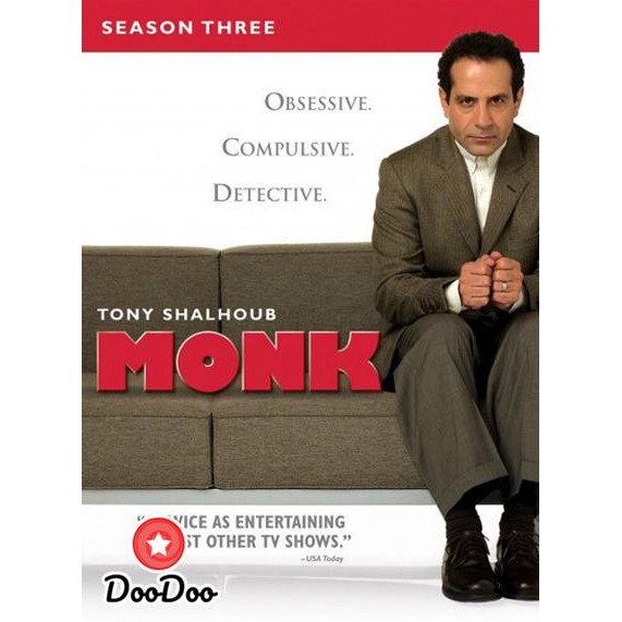 Monk Season 3 นักสืบจิตป่วน ปี 3 [พากย์อังกฤษ ซับไทย] DVD 4 แผ่น ...