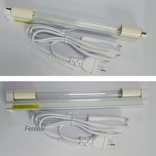 [Fenteer] ซ็อกเก็ตหลอดไฟ Uvc Germicidal Bulb 8W Uv 220 โวลต์ปลั๊ก Uvc