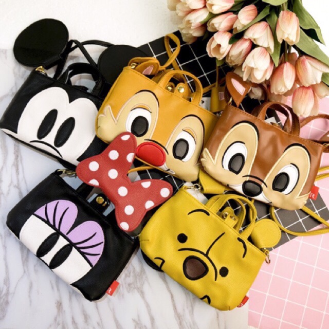 disney-crossbody-bag-กระเป๋าสะพายข้าง-ตัวการ์ตูนจากdisney