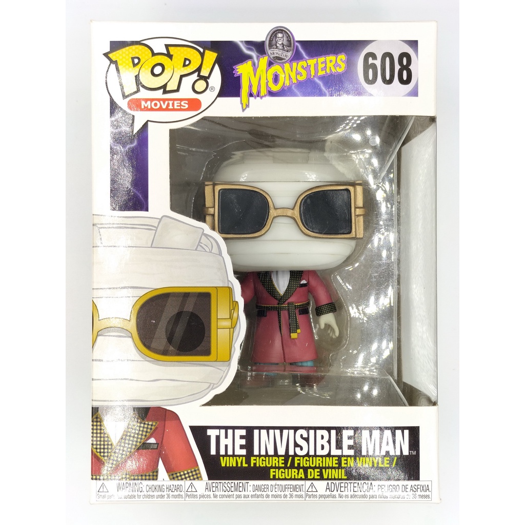 funko-pop-monsters-the-invisible-man-608-กล่องมีตำหนินิดหน่อย