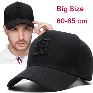 หมวกเบสบอลหมวกฮิปฮอปขนาดใหญ่ 60-65 ซม. สําหรับผู้ชายพลัสไซส์