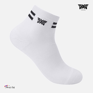 ถุงเท้า PXG รุ่น Women Stripe Mid Socks (White) สินค้าแท้ 100%