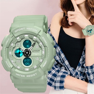 Sanda นาฬิกาข้อมือสปอร์ตแฟชั่น กันน้ํา แสดงวันที่ อัตโนมัติ สําหรับเด็กผู้ชาย และเด็กผู้หญิง