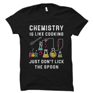 เสื้อยืดผู้ชาย GILDAN เสื้อยืด พิมพ์ลาย Chemistry Is Like Cooking Distro สําหรับผู้ชาย และผู้หญิง S-5XL