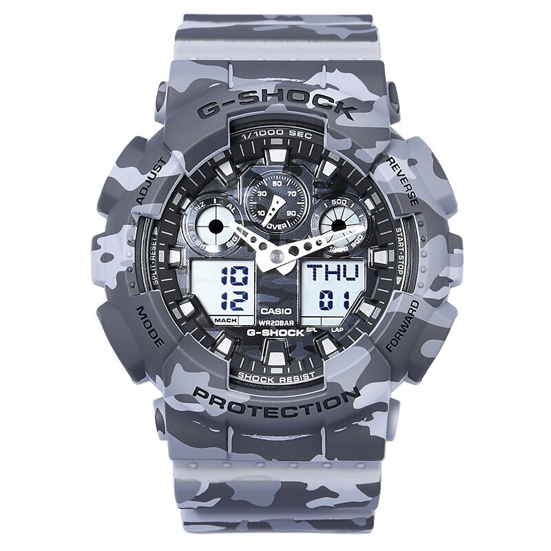 ขายด่วน-casio-g-shock-ga100-นาฬิกาผู้ชายนาฬิกาสปอร์ตสีน้ำเงิน-army-ga-100cm-8a