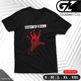 🔥 ❖☌✴เสื้อยืด พิมพ์ลาย Soad System of A Down Metal Rock Music Distro สําหรับผู้ชาย 🔥