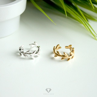 แหวนมงกุฎช่อมะกอกพันรอบนิ้ว (การงาน ชัยชนะ ความสำเร็จ) (R93)