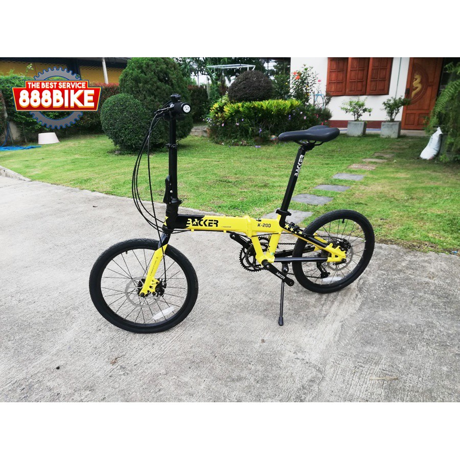 จักรยานพับ BACKER K-200 เฟรมอลู 18 สปีด Shimano Altus 2018 | Shopee ...