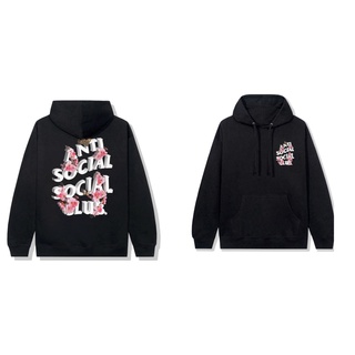 [ของแท้] เสื้อฮู้ดดี้ ANTI SOCIAL SOCIAL CLUB Kkoch 4K Hoodie black เสื้อกันหนาว ASSC พร้อมส่ง!!!