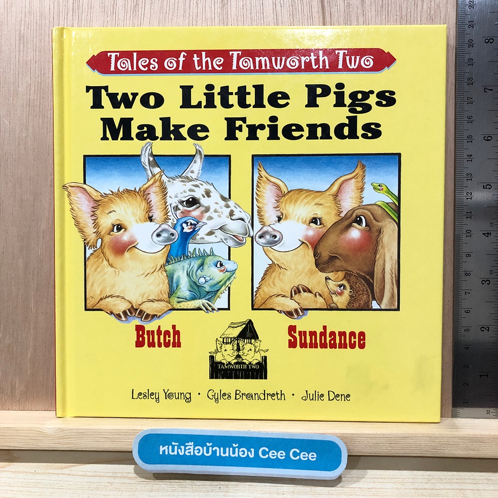 หนังสือนิทานภาษาอังกฤษ-ปกแข็ง-tales-of-the-tamworth-two-two-little-pigs-make-friends