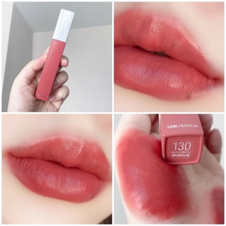 Maybelline superstay matte Ink เป็นอีกสีที่สวยเลย โทนแดงอมส้มเบาๆ สีไม่สดจนเกินไป ติดทน ไม่ติดแมส