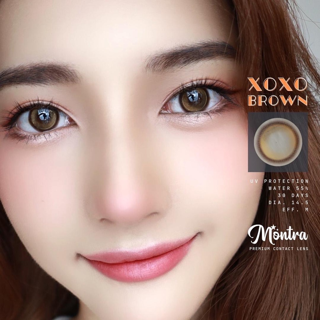 คอนแทคเลนส์-xoxo-brown-black-gray-montra-ขนาดกลาง-ตาฟิลเตอร์-เลนส์ฟิตเตอร์-สวยปัง