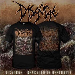 เสื้อยืดผู้ชาย Disgorge เสื้อยืด เปิดเผย S-5XL