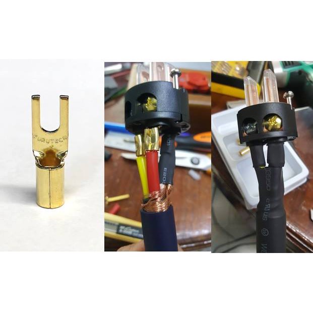 furutech-fp-209-gold-24k-gold-plated-spade-terminal-หางปลาใส่เต้ารับ-หัวปลั๊ก-ราคาต่อตัว