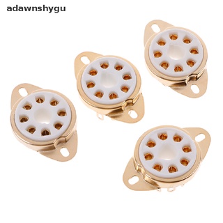 [adawnshygu] ซ็อกเก็ตเซรามิก 8 pin สําหรับ KT88 6550 EL34 6SN7 4 ชิ้น