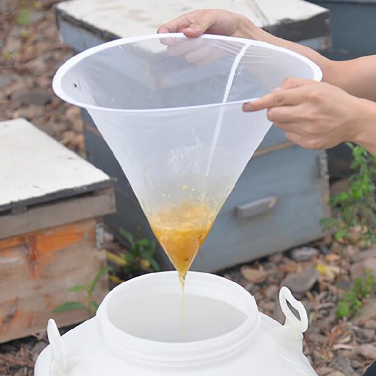 ultra-fine-funnel-shaped-honey-strainer-filter-net-for-beekeeping-garden