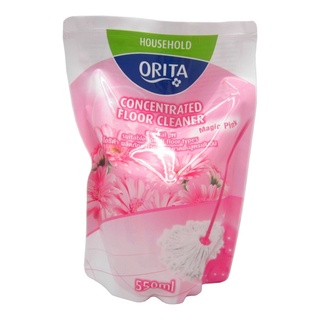 กลิ่นหอมมาก Orita โอริต้า ผลิตภัณฑ์ทำความสะอาดพื้นสูตรเข้มข้น 550มล.