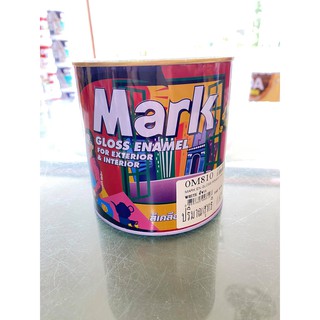 สีเคลือบเงา สีน้ำมัน กัปตัน มาร์ค (Mark) ขนาด 0.875 ลิตร หรือ 1/4 แกลลอน