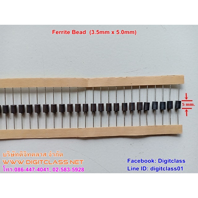 ภาพหน้าปกสินค้าFerrite Bead (EMI Filter)