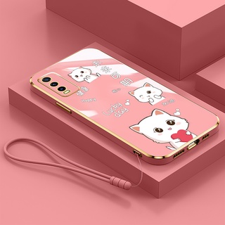 เคสโทรศัพท์มือถือ ซิลิโคน กันกระแทก ลายแมวน่ารัก เรียบง่าย สําหรับ Samsung A13 4G A13 5G A33 5G A73 5G A53 5G A03S A21s