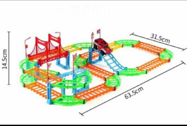 รถราง-หลากสี-ประกอบต่อได้หลายแบบ-ต่อเป็นรางใหญ่ได้-มีเก็บเงินปลายทาง-70097