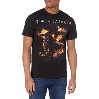 【🔥🔥】100%cotton เสื้อยืดผู้ชาย Bravado Mens Black Sabbath 13 T-Shirt men เสื้อ ยืด ผู้ชาย คอกลม โอเวอร์ ไซส์